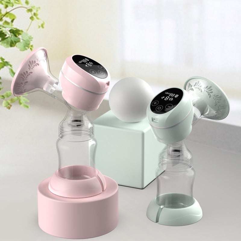 Bomba extractora de leche eléctrica silenciosa y portátil y colector de leche