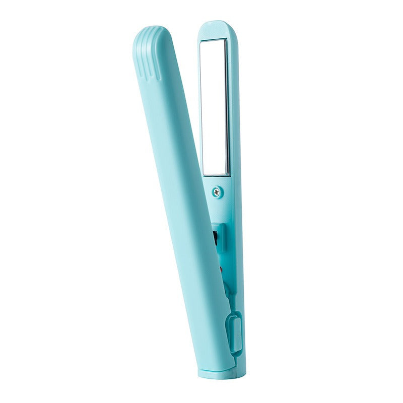 Dual-Use Portable USB Hair Curler & Straightener