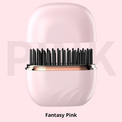 Mini Wireless Hair Straightening Comb