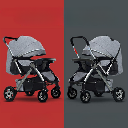 Cochecito convertible ligero para bebés con plegado en un solo clic
