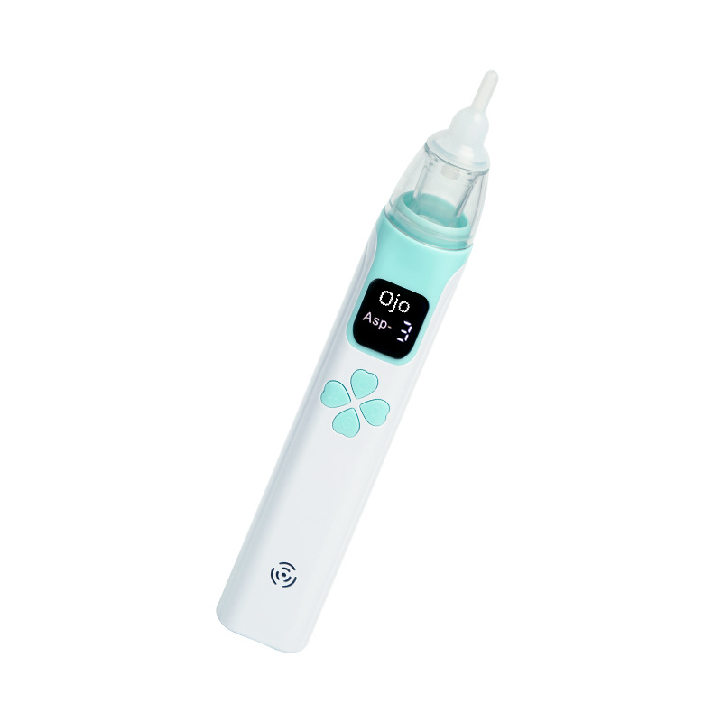 Aspirador nasal eléctrico para bebés con punta de silicona suave