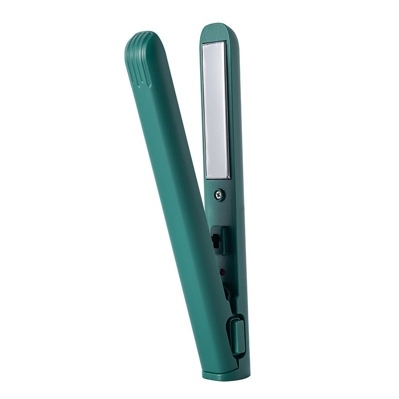 Dual-Use Portable USB Hair Curler & Straightener