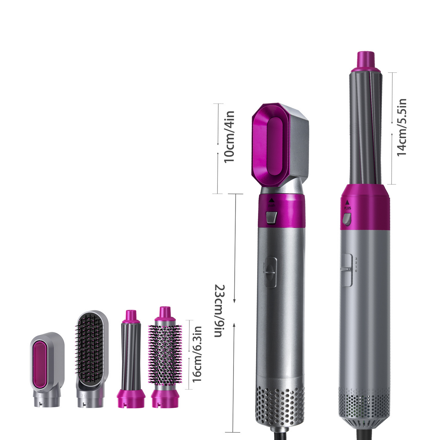 5-in-1 Hot Air Hair Styling Comb