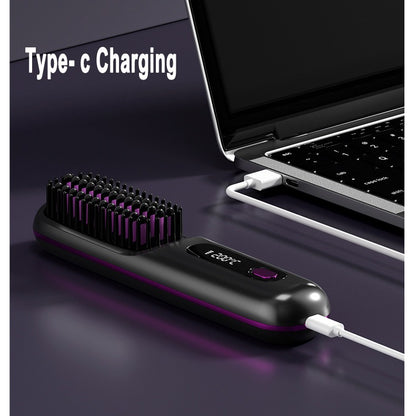 2-in-1 Wireless Hair Straightener Comb