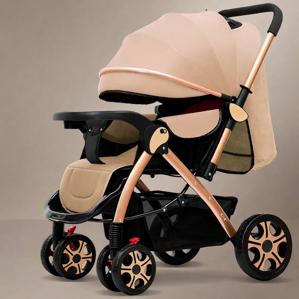 Cochecito convertible ligero para bebés con plegado en un solo clic