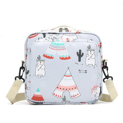 Bolsa portátil grande para guardar pañales de bebé